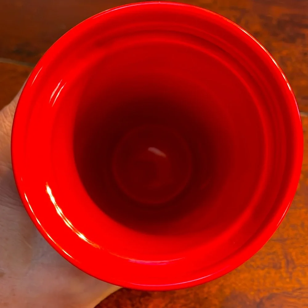 Starbucks Holiday Red Ceramic 12-oz Tumbler *NO LID*